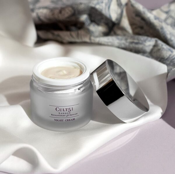 Cult51 Night Cream - Intensely Hydrating Moisturizer - Prevents, Reduces Signs Of Aging And Visible Wrinkles - Experience Glowing Skin And Deep Hydration - Renewing Treatment Restores Face - 1.6 Oz