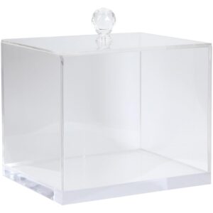 ForPro Premium Pure & Simple XL Facial Towel Acrylic Holder, Holds 50 Pure & Simple XL Facial Towels, Disposable Makeup Remover Dry Wipe Holder