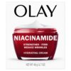 Olay Niacinamide Face Moisturizer, Firming Cream for Women, Non-Greasy - Anti-Wrinkle, Anti-Aging, Hydrating, Renewing, Stronger Skin Barrier, Smooths - Peptides, 1.7 Oz