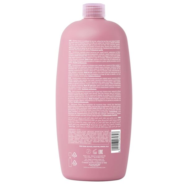 Alfaparf Milano Semi Di Lino Moisture Nutritive Leave-in Sulfate Free Conditioner for Dry Hair - Professional Salon Quality - SLS, Paraben and Paraffin Free - Safe on Color Treated Hair
