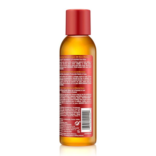 Creme of Nature, Argan Oil for Hair, Smooth & Shine Hair Polisher, Argan Oil of Morocco for Anti Frizz Control, 4 Fl Oz