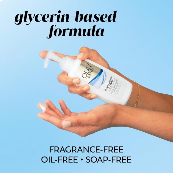 Olay Cleanse Gentle Foaming Face Cleanser for Sensitive Skin, Fragrance Free, 6.7 Fl Oz (Pack of 3)