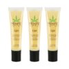 Hempz Original Lip Balm, 3-Pack, travel essential for dry cracked lips, ultra hydrating gloss, .44 oz