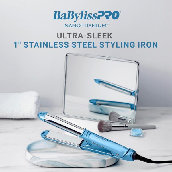 BaBylissPRO 1" Ultra-Sleek Strainless Steel Hair Styling Iron