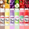 iiniim 6Pcs Non Greasy Lip Balm Set Moisturizing Hydrating Fruit Flavor Smooth Long Lasting Lip Care for Women Girls Daily Use Multicolor One Size