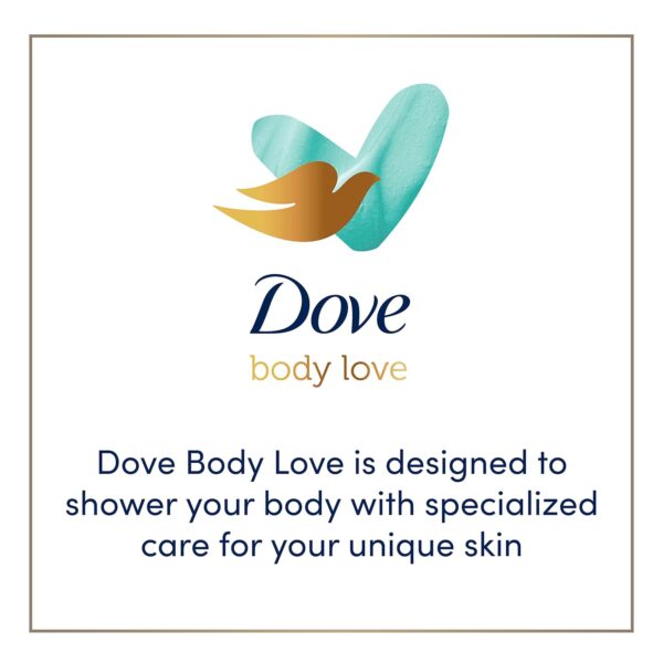 Dove Body Love Body Polish Exfoliate Away 3 Count for Rough, Bumpy Skin Body Scrub with AHAs for Silky Smooth Skin 12 oz