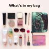 Linen Makeup Bag For Women, Waterproof Travel Cosmetic Organizer Lightweight Zipper Travel Toiletry Bag Organizer Octopus Ship Makeup Brushes Storage Bag