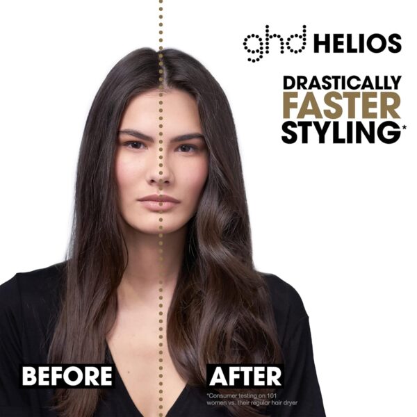 ghd Helios Hair Dryer ― 1875w Professional Blow Dryer, Longer Life + Brushless Motor Lightweight Hair Dryer for Salon-Worthy Blowout