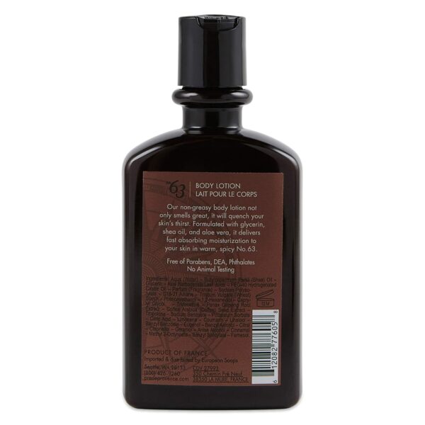 Pre de Provence No.63 Men's Collection, Lotion