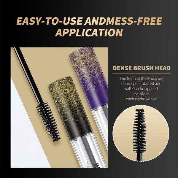 Eyelash Setting Gel Sweatproof Colorless Transparent Wild Eyebrow Gel Eyebrow Setting Liquid Makeup8ml Instant Age Rewind (B, One Size)