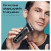 Braun Series 7 Electric Shaver Replacement Head, Easily Attach Your Shaver Head for a Shave as efficient as Day one, Compatible with New Generation Series 7 Shavers, 74S, Silver