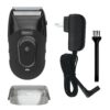 Wahl Compact Rechargeable Lithium Ion Shaver Kit with Hygienic Rinseable Foils & Cutter Bar with Dual Flexible Foils That Move with The Contours of Your Face - 7065