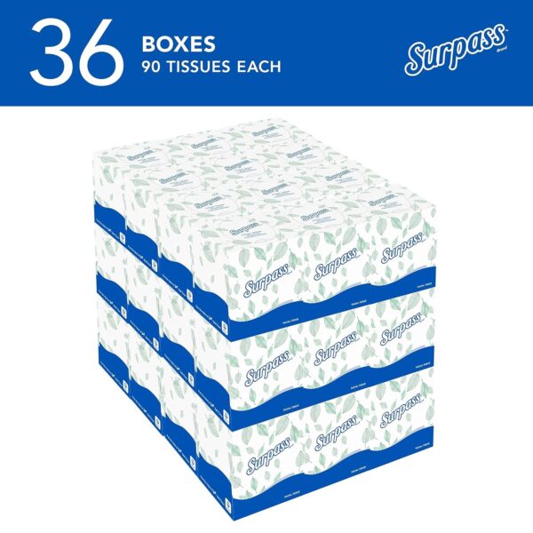 Boutique Facial Tissue Cube (21320), 2-Ply, White, Unscented, 110 Face Tissue / Box, 36 Boxes / Case