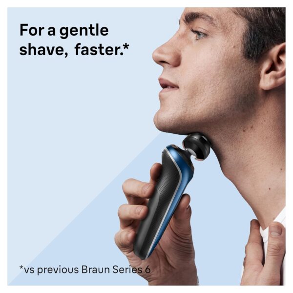 Braun Electric Shaver for Men, Series 6 6172cc, Wet & Dry Shave, Shaving Kit with SmartCare Center and Precision Trimmer