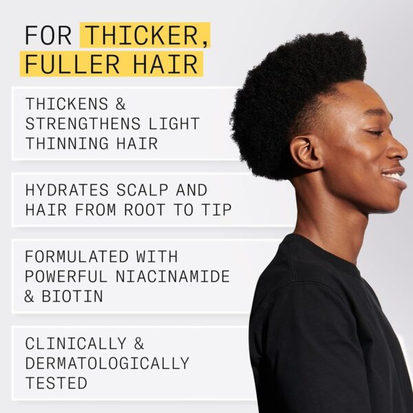 Nioxin System 1 Scalp Care + Hair Thickening Leave-In Treatment | For Natural Hair with Light Thinning | Strengthen Against Damage & Breakage with Niacinamide & Biotin