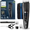 Norelco Philips Hair Clipper 7000 Series, Hair and Beard Trimmer, Precision Dial, PowerAdapt Sensor, Trim-and-Flow, DualCut, DuraPower, 28 Length Settings, 90 Min. Runtime, HC7650/40