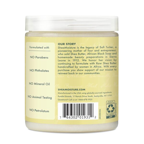 SheaMoisture Leave In Conditioner Conditioner For Hair Jamaican Black Castor Oil To Soften and Detangle Hair 20 oz