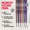 REVLON ColorStay Pencil Waterproof Eyeliner, Smudge-Proof, Eye Makeup with Built-In Sharpener, Packaging May Vary, 204 Charcoal, 0.01 oz