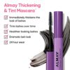 Almay Thickening & Tint Mascara, Instant Soft Full Volume, Conditions & Darkens Natural Lashes Over Time, No Flaking or Clumping, 402 Black, 0.28 fl oz