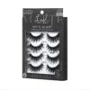 KISS Lash Couture 3D Matte False Eyelashes, 'Matte Twill', 14 mm, Includes 4 Pairs Of Lashes, Contact Lens Friendly, Easy to Apply, Reusable Strip Lashes
