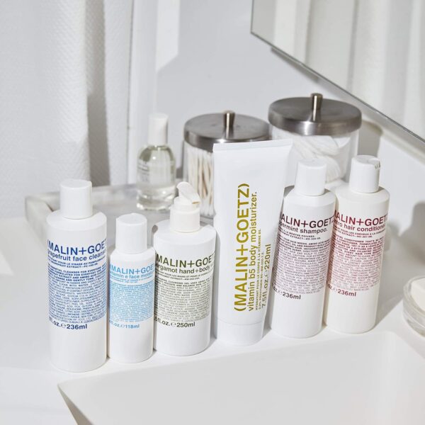 Malin + Goetz Grapefruit Face Cleanser, 8 Fl. Oz. - Men & Women Facial Cleanser for All Skin Types, Face Wash & Toner, Cleansing Facial Wash, Vegan & Cruelty Free