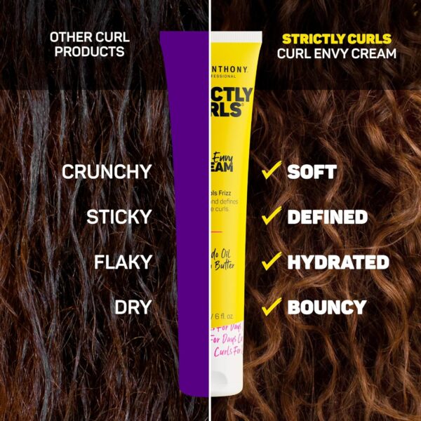 Marc Anthony Curl Cream with Shea Butter & Oils Defines & Softens Curly & Wavy Hair, Set of 2