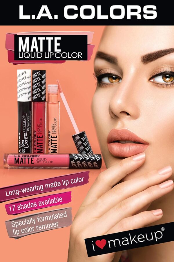 L.A. COLORS Matte Liquid Lip Color, Au Natural CLG403