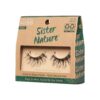 KISS Sister Nature False Eyelashes, 'Dawn', 12 mm, 100% Natural Hair, Recyclable Paper Box, Printed with Soy Ink, Cruelty Free, Vegan, Includes 1 Pair of Reusable Strip Lashes