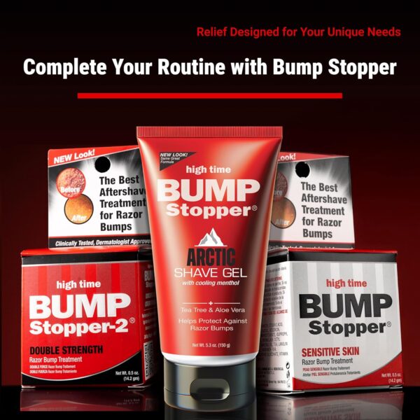 High Time Bump Stopper Shave Gel W/Aloe& Tea Tree Oil 5.3oz