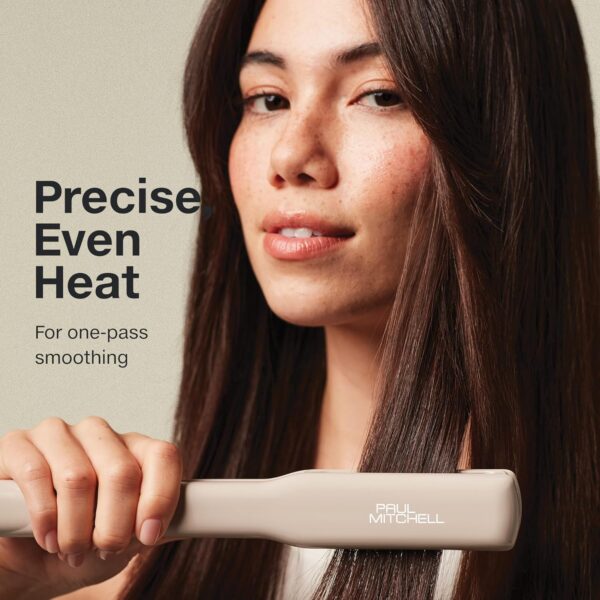 Paul Mitchell Pro Tools Express Ion Smooth+ Ceramic Flat Iron, Adjustable Heat Settings for Smoothing + Straightening, 1.25"