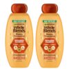 Garnier Whole Blends Honey Treasures Repairing Shampoo, for Dry, Damaged Hair, 22 Fl Oz, 2 Count (Packaging May Vary)