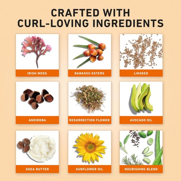 CURLSMITH - Curl Defining Styling Soufflé - Vegan Medium Hold Styling Gel for Wavy, Curly and Coily Hair (8oz)