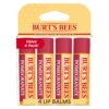 Burt's Bees Lip Balm - Pomegranate, Lip Moisturizer With Responsibly Sourced Beeswax, Tint-Free, Natural Origin Conditioning Treatment, 4 Tubes, 0.15 oz.