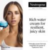 Neutrogena Hydro Boost Water Cream, 72 Hr Hydration for Normal/Extra Dry Skin, Fragrance Free, Face Moisturizer with Hyaluronic Acid, 1.7 oz. & Trial Size Hydro Boost Hydrating Gel Cleanser, 0.5 fl oz