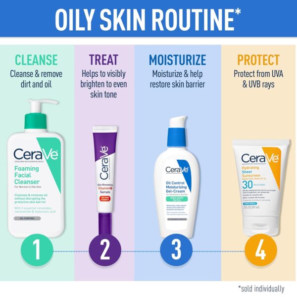 CeraVe Hydrating Sheer Sunscreen with SPF 30 for Face and Body, Mineral & Chemical Sunscreen for Men & Women with Zinc Oxide, Hyaluronic Acid and Ceramides, Paraben-Free + Fragrance-Free, 3 Ounces