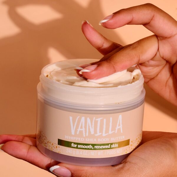Tree Hut Vanilla Whipped Shea Body Butter | Long-lasting Hydration Leaves Skin Feeling Soft & Moisturized | Lightweight | Nourishing Essential Body Care | 8.4 fl oz.