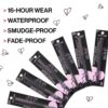 wet n wild Mega Last Breakup Proof Retractable Gel Eyeliner - Waterproof 16-Hour Long-Lasting Wear, Cruelty-Free & Vegan - Brick Brown