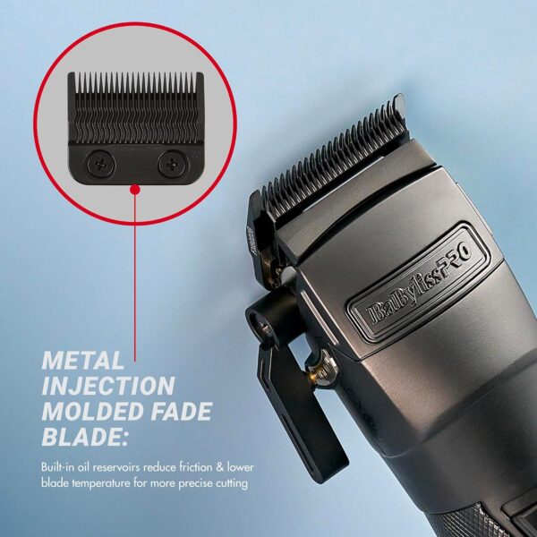 BaBylissPRO FXONE Professional Cordless Clipper - Beard Trimmer for Men, Professional Stylist & Barber Clippers, USB-C Cordless Hair Clippers for Men with Interchangeable Battery