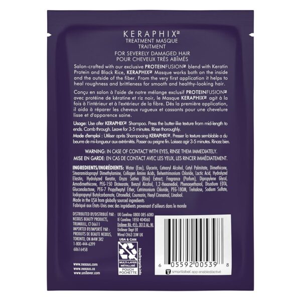 Nexxus Keraphix Masque for Damaged Hair 20 Count 1.5 oz