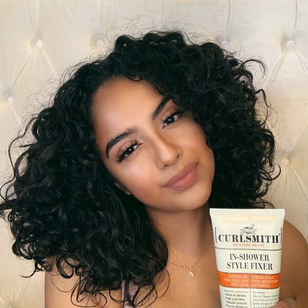 Curlsmith - In-Shower Style Fixer - Vegan Extreme Hold Styling Gel for Dry, Wavy, Curly or Coily Hair (8oz)