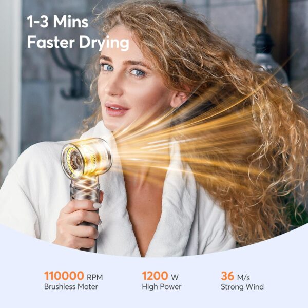 5 in 1 Hair Styler, High-Speed Professional Frizz-Free Hair Dryer Brush, No Heat Damage Air Styler Wrap Blow Dryer - Curl, Volumize, Straighten, 300 Million Ions, Multi Styler, Gift for Women