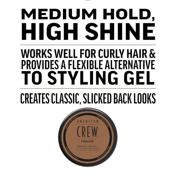 American Crew POMADE FOR HOLD AND SHINE 3 OZ for Men