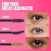 Maybelline Great Lash BIG Washable Mascara, Volumizing, Thickening, Lengthening Mascara, Brownish Black, 2 Count