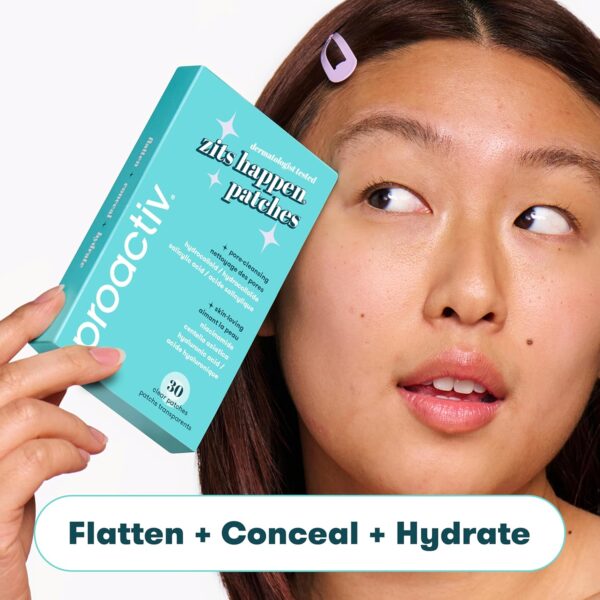 Proactiv Zits Happen® Hydrocolloid Acne Patches- Pimple Patches for Face and Back Acne with Pore Cleansing Salicylic Acid- 30 Count