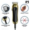 Wahl T-Pro Corded Compact Men's Beard Trimmer with Diamond Finished T Blade for Bump Free Precision Outlining, Detailing, and Trimming - Model 9307-300