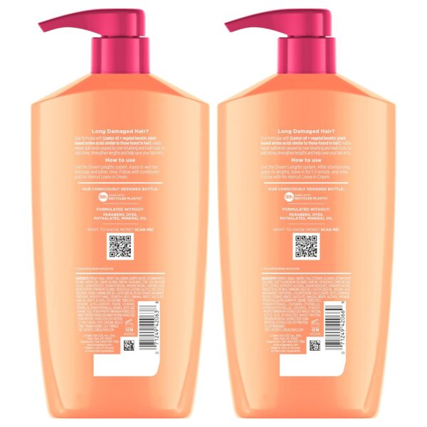 L'Oreal Paris Elvive Dream Lengths Shampoo and Conditioner Kit, Paraben Free, 1 kit