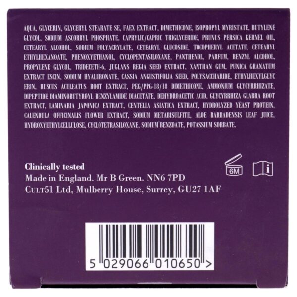 Cult51 Night Cream - Intensely Hydrating Moisturizer - Prevents, Reduces Signs Of Aging And Visible Wrinkles - Experience Glowing Skin And Deep Hydration - Renewing Treatment Restores Face - 1.6 Oz