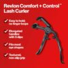 Revlon Comfort and Control Eyelash Curler, Easy to Use with Storage for Refill Pads