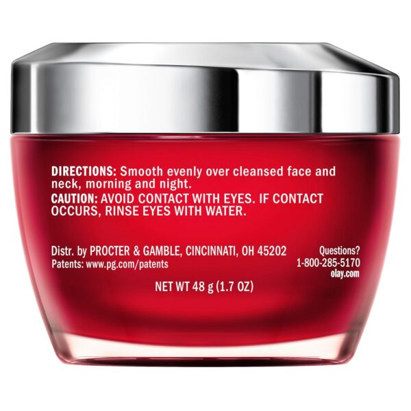 Olay Niacinamide Face Moisturizer, Firming Cream for Women, Non-Greasy - Anti-Wrinkle, Anti-Aging, Hydrating, Renewing, Stronger Skin Barrier, Smooths - Peptides, 1.7 Oz