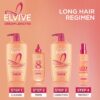 L'Oreal Paris Elvive Dream Lengths Super Detangling Conditioner With Fine Castor Oil and Vitamins B3 and B5 for Long, Damaged Hair, Instantly Detangles To Reduce Breakage With System, 28 Fl Ounce